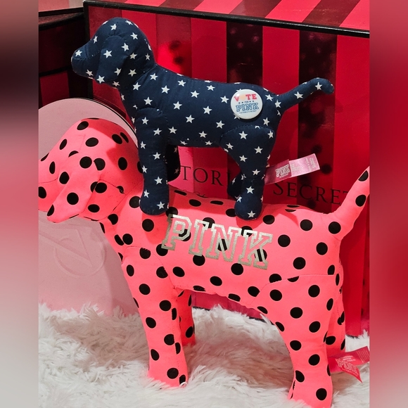 Victoria's Secret PINK large Polka Dot Display Dog - Picture 8 of 8